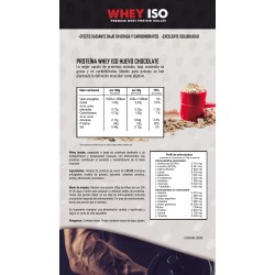 WHEY ISOLATO GUSTO CIOCCOLATO UOVA 900GR ISOLARE LE PROTEINE DEL SI...