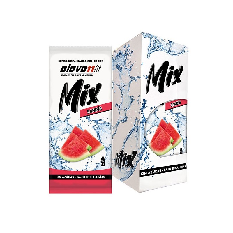 DOOS MET 12 MIX MONSTERS WATERMELOEN SMAAK SUIKERVRIJE INSTANT DRANKEN...