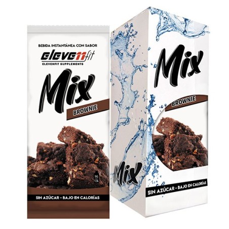 ▷ Mix Sabor Brownie 12 Sobres Sin Azúcar - Elevenfit