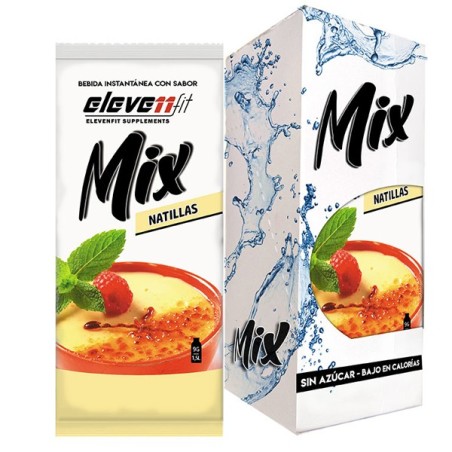 ▷ Mix Sabor Natillas 12 Sobres Sin Azúcar - Elevenfit