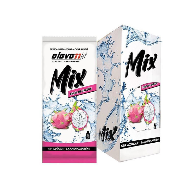 BOX OF 12 MIX ENVELOPES DRAGON FRUIT FLAVOR SUGAR-FREE INSTANT DRIN...