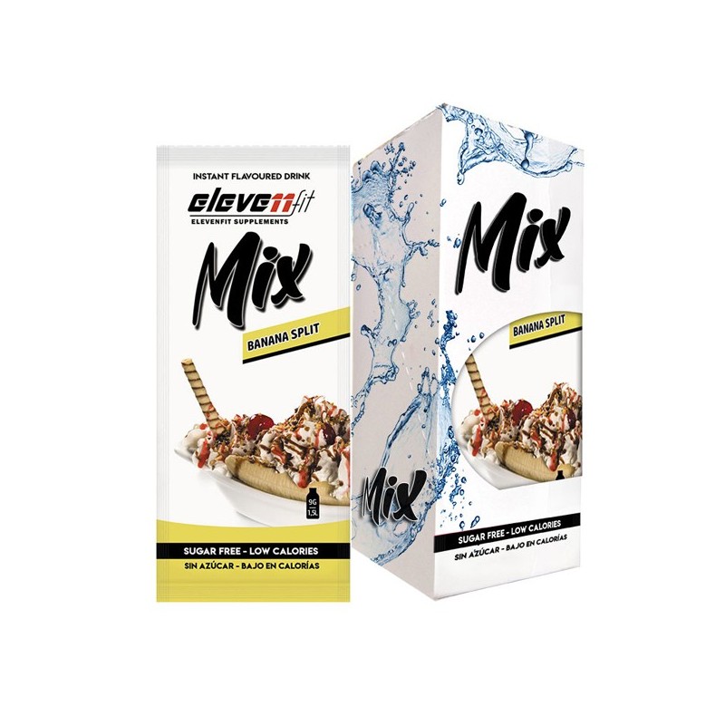 SCHACHTEL MIT 12 MIX BANANA SPLIT GESCHMACKSMISCHUNG OHNE ZUCKER IN...