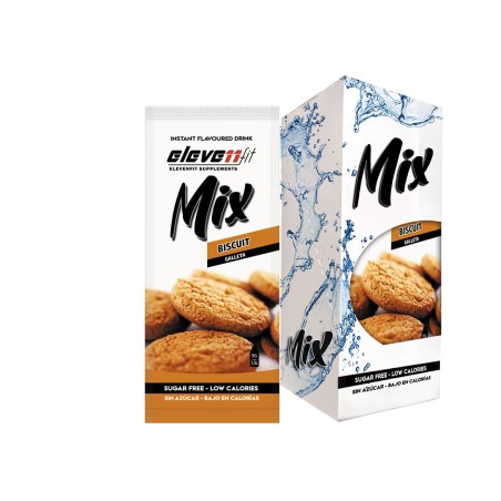 BOX OF 12 MIX ENVELOPES BISCUIT FLAVOR SUGAR-FREE INSTANT DRINKSMIX...