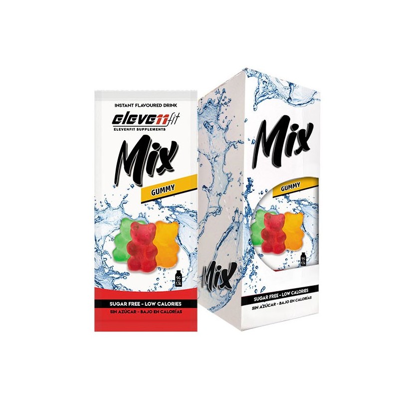 ▷ Gemengde smaak gummies 12 suikervrije zakjes - Elevenfit