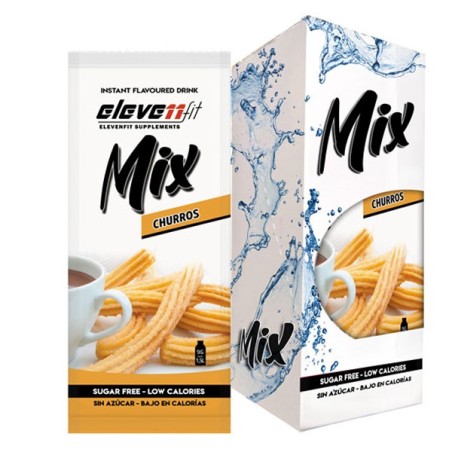 ▷ Churros Smaakmix 12 Suikervrije Zakjes - Elevenfit