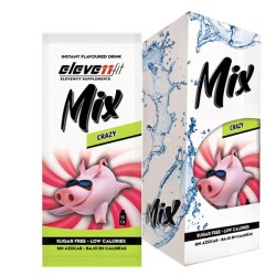 BOX OF 12 MIX ENVELOPES CRAZY FLAVOR SUGAR-FREE INSTANT DRINKSMIX W...