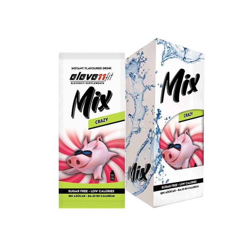 DOOS MET 12 MIX ENVELOPPEN CRAZY FLAVOUR SUIKERVRIJE INSTANT DRANKEN...