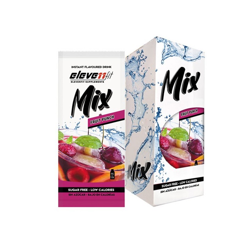 ▷ Fruktpunch-smakmix 12 sockerfria påsar - Elevenfit