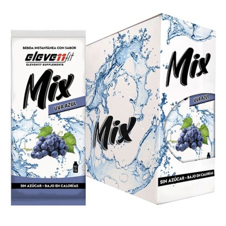 Ask med 24 påsar Mix Blue Grape-smak sockerfri