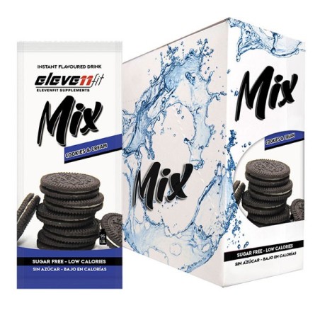 Doos met 24 zakjes Mix Cookies and Cream smaak suikervrij