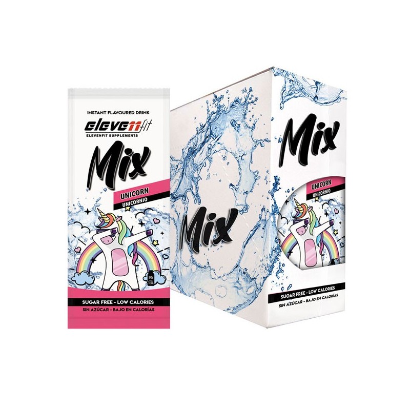 BOX OF 24 ENVELOPES MIX UNICORN FLAVOR SUGAR-FREE INSTANT DRINKSMIX...