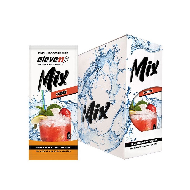 ▷ Caja 24 Sobres Mix Caribe Sin Azúcar 1,5L — Elevenfit