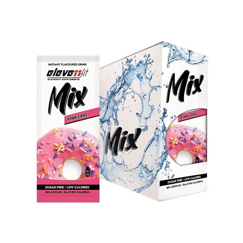Ask med 24 påsar Mix Pink Cake-smak sockerfri