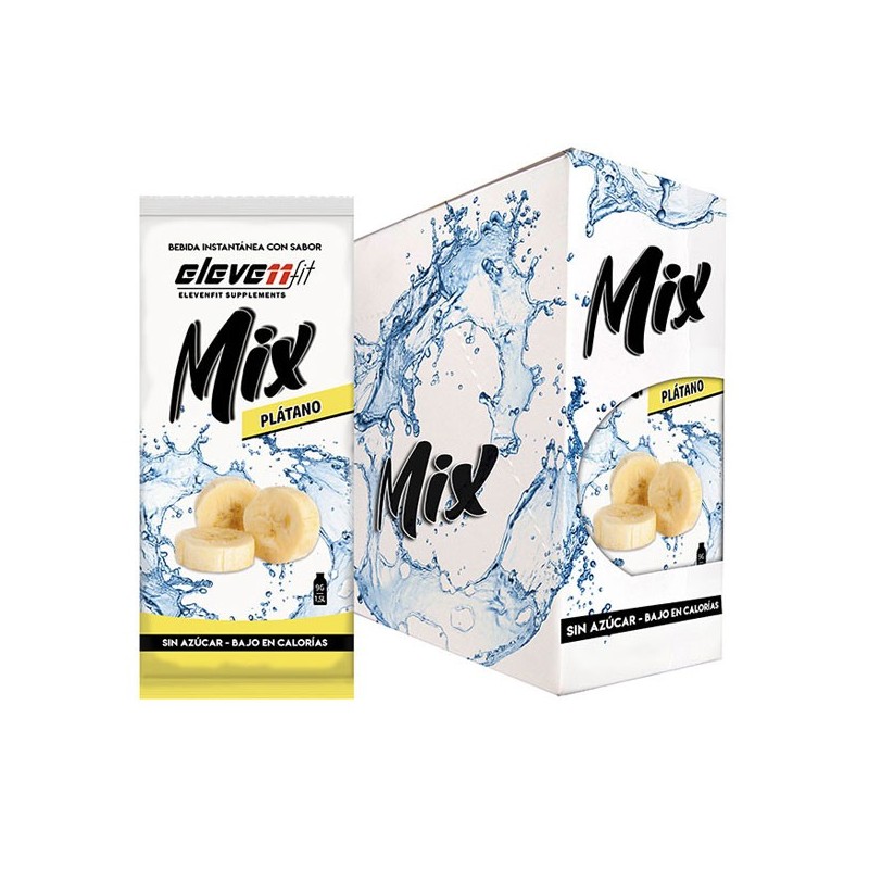 Ask med 24 påsar Mix Banansmak sockerfri