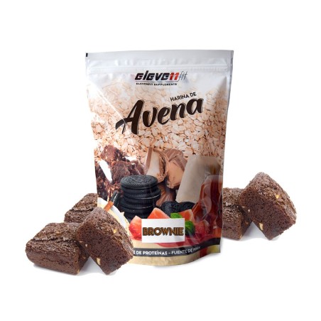 ▷ Havregryn med browniesmak 1kg - Elevenfit