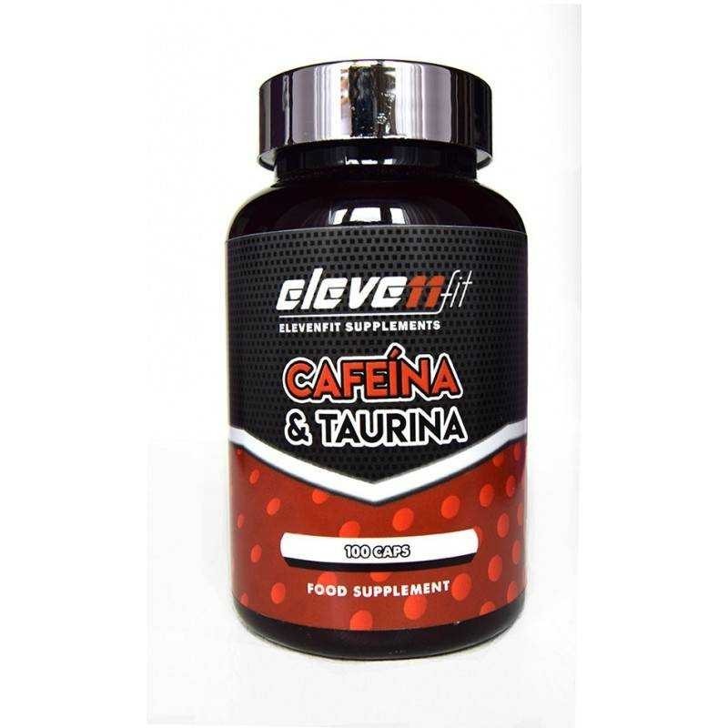 CAFFEINE + TAURINE 100 CAPS Cafeïne + Taurine van ELEVENFIT is een...