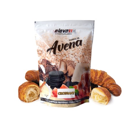 ▷ Havremjöl med Croissantsmak 1kg - Elevenfit