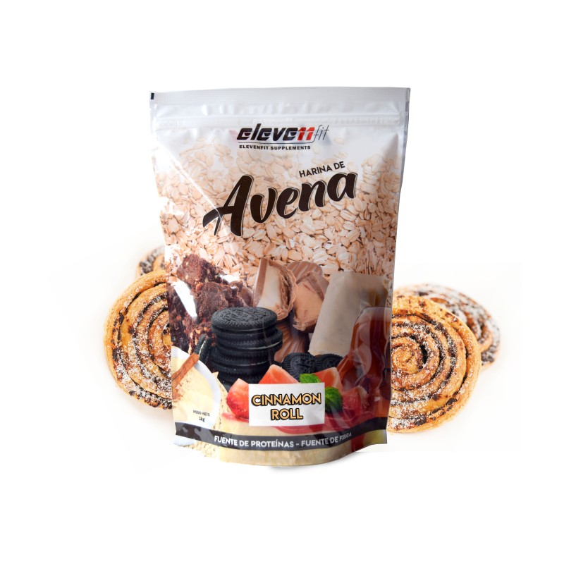 ▷ Kaneelbroodje Havermout Smaak 1kg - Elevenfit