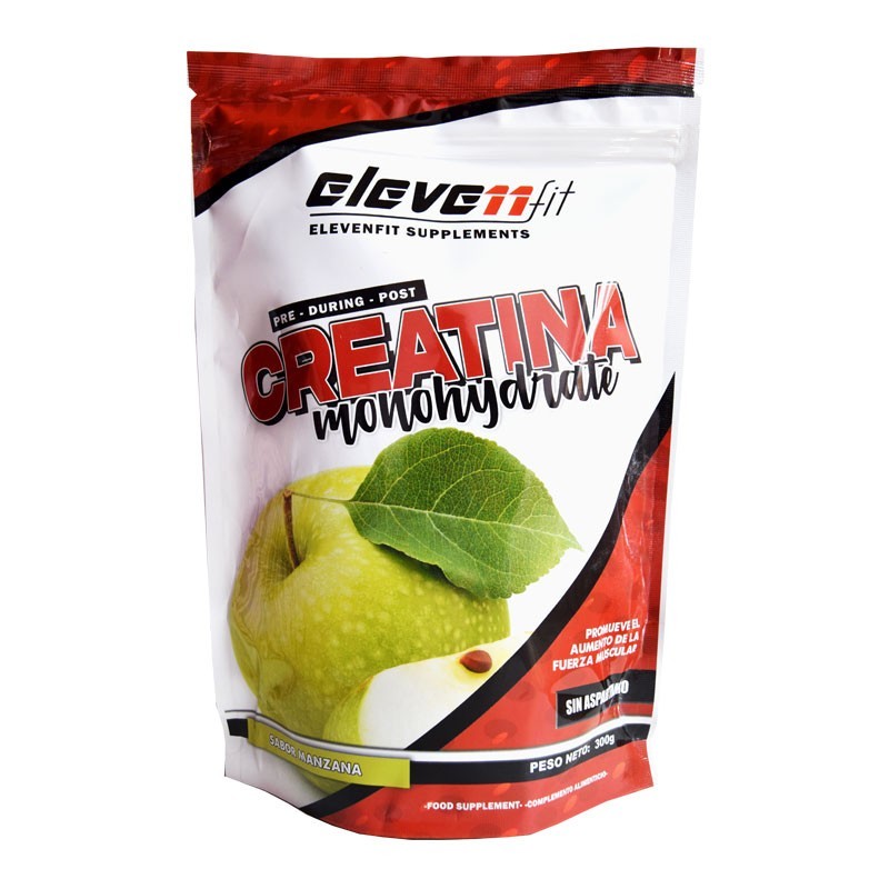 KREATIN MONOHYDRAT APFEL GESCHMACK 300GR DasKREATINMONOHYDRAT von E...