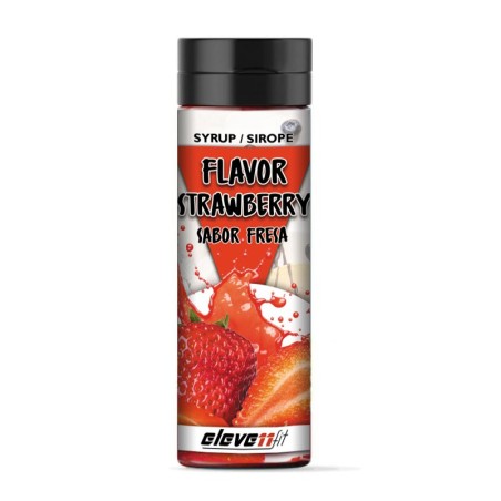 ▷ Suikervrije aardbeiensiroop 330 ml - Elevenfit