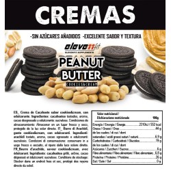 ▷ Crema De Cacahuete Cookies And Cream 300gr Sin Azúcar - Elevenfit