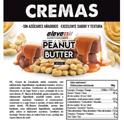 ▷ Jordnötssmör med karamellsmak 300g sockerfritt - Elevenfit