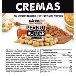▷ Crema De Cacahuete Miel y Sal 300 g Sin Azúcar - Elevenfit