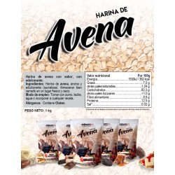 1 KG DI FARINA D'AVENA GUSTO KINCHOC FARINA D'AVENA DAELEVENFIT IlF...